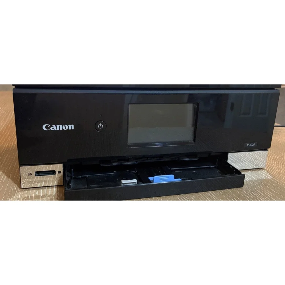 Canon TS8220 Color Inkjet Printer 2K Pg Ct Wi-Fi Duplex Copy Scan US W/ Ink